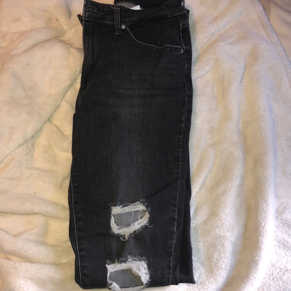 Levi black Hi-Rise jeans